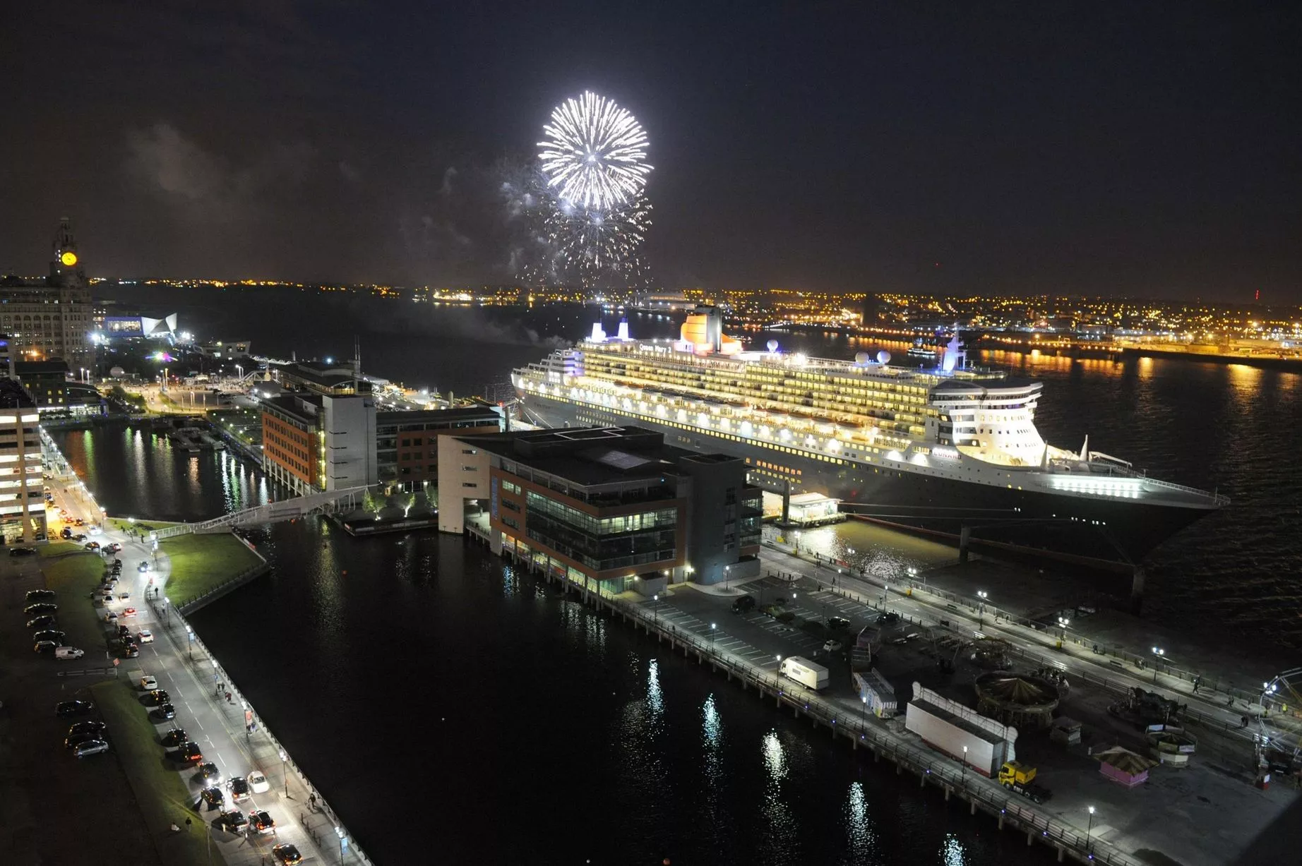 Massive Cruise Ship Docks In Liverpool Today Massive Cruise Ship Docks In Liverpool Today