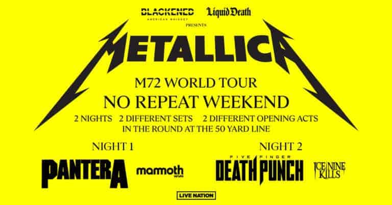 Metallica Announces Extensive M72 2026 Tour Across UK And Europe Metallica Announces Extensive M72 2026 Tour Across UK And Europe