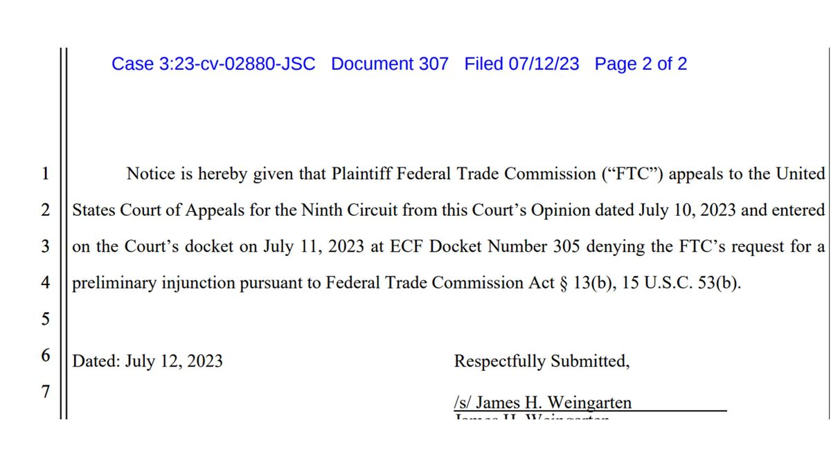 Microsoft-Activision Deal: FTC Files Appeal Against Court Decision Microsoft-Activision Deal: FTC Files Appeal Against Court Decision