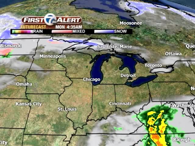Monday Metro Detroit Weather: Cool Start, Sunny Finish Monday Metro Detroit Weather: Cool Start, Sunny Finish