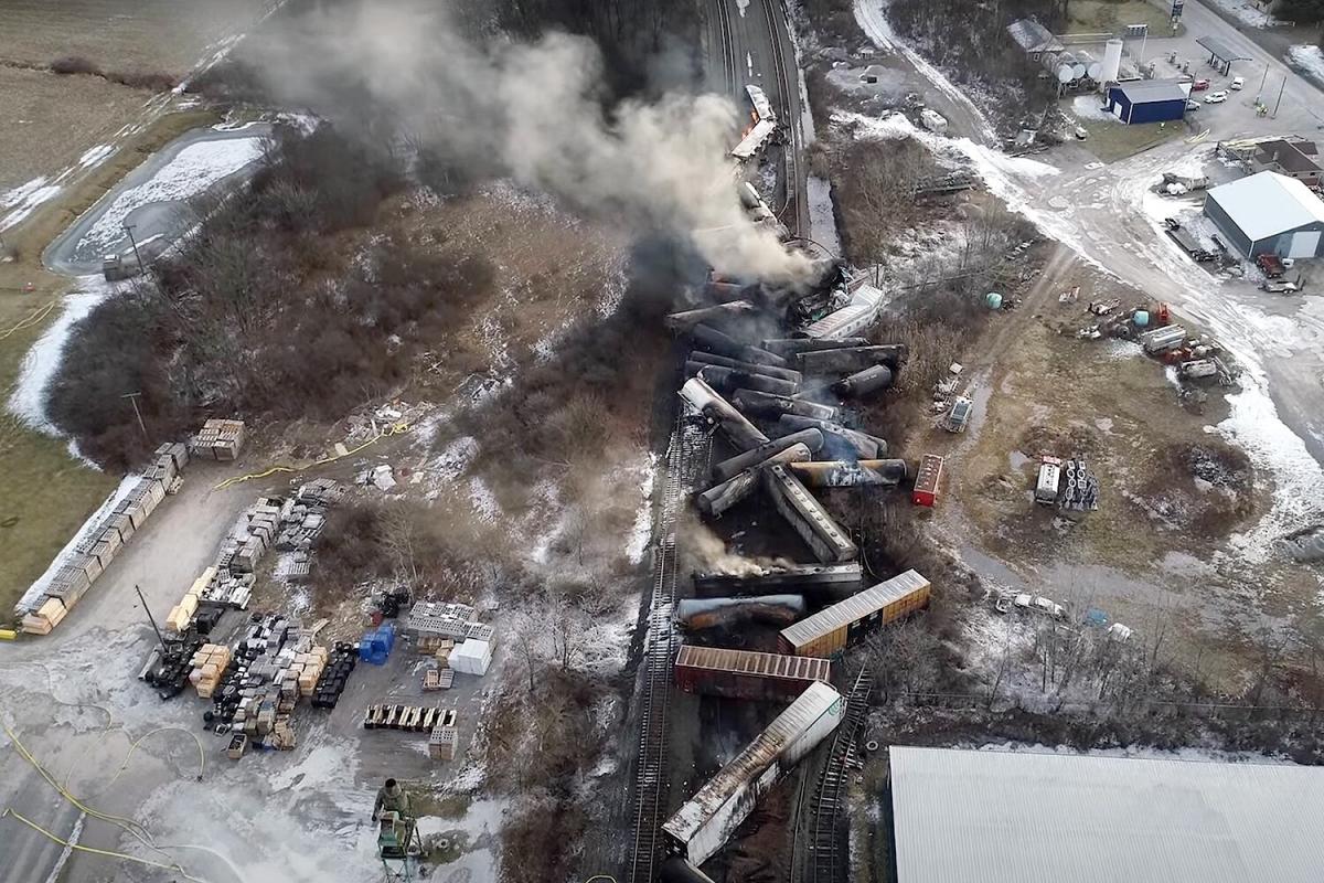 Months-Long Chemical Residue In Buildings After Ohio Train Derailment Months-Long Chemical Residue In Buildings After Ohio Train Derailment
