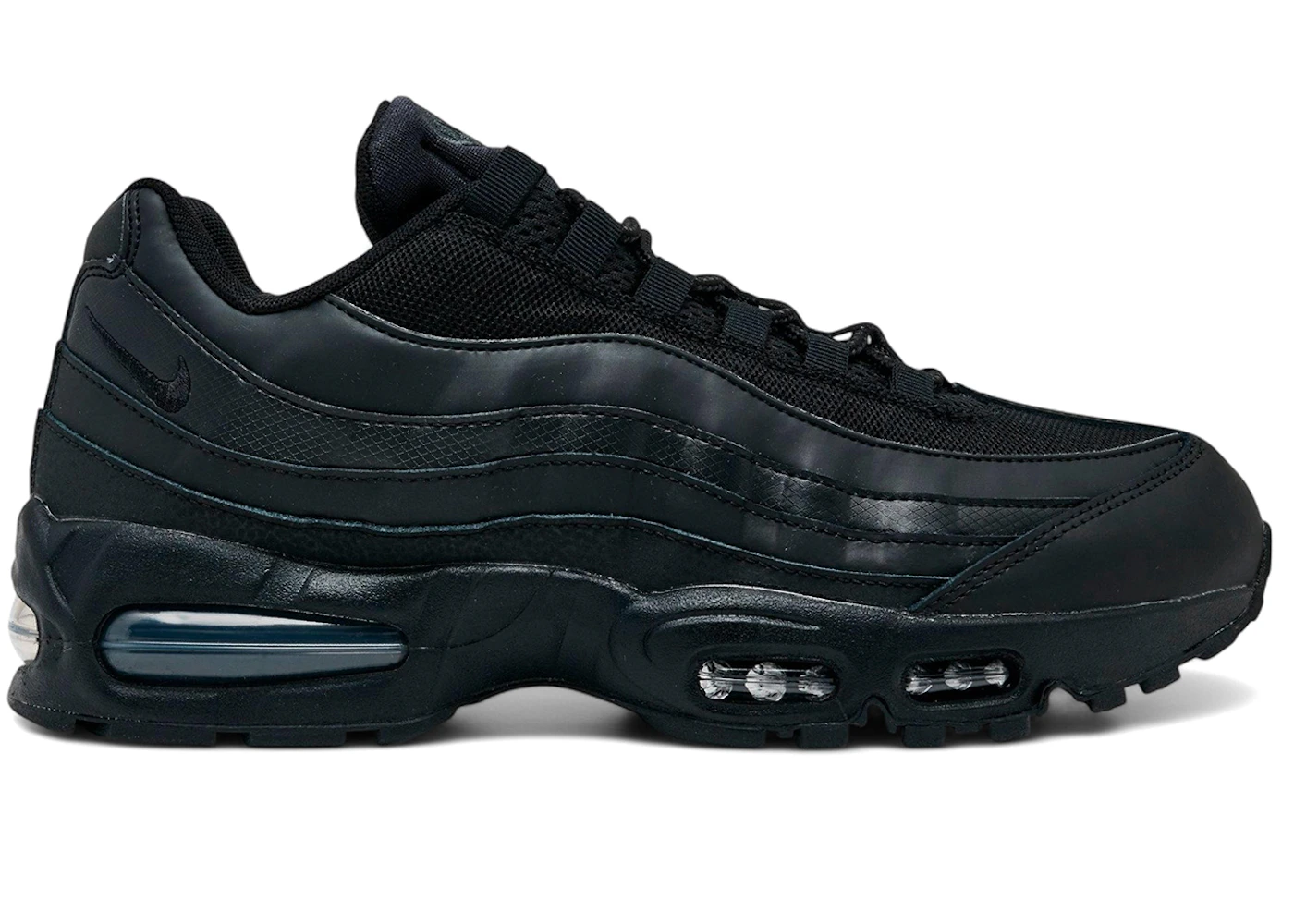 Nike Air Max 95 OG Big Bubble Triple Black (HM8755-001) And Wolf Gray: A Comparison Nike Air Max 95 OG Big Bubble Triple Black (HM8755-001) And Wolf Gray: A Comparison