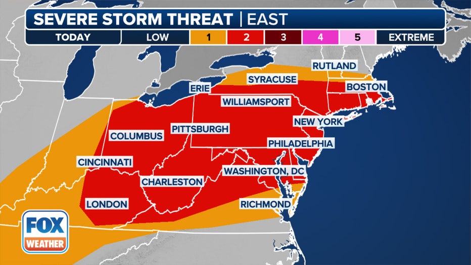 NYC Severe Weather Monday: Prepare For Potential Impacts NYC Severe Weather Monday: Prepare For Potential Impacts
