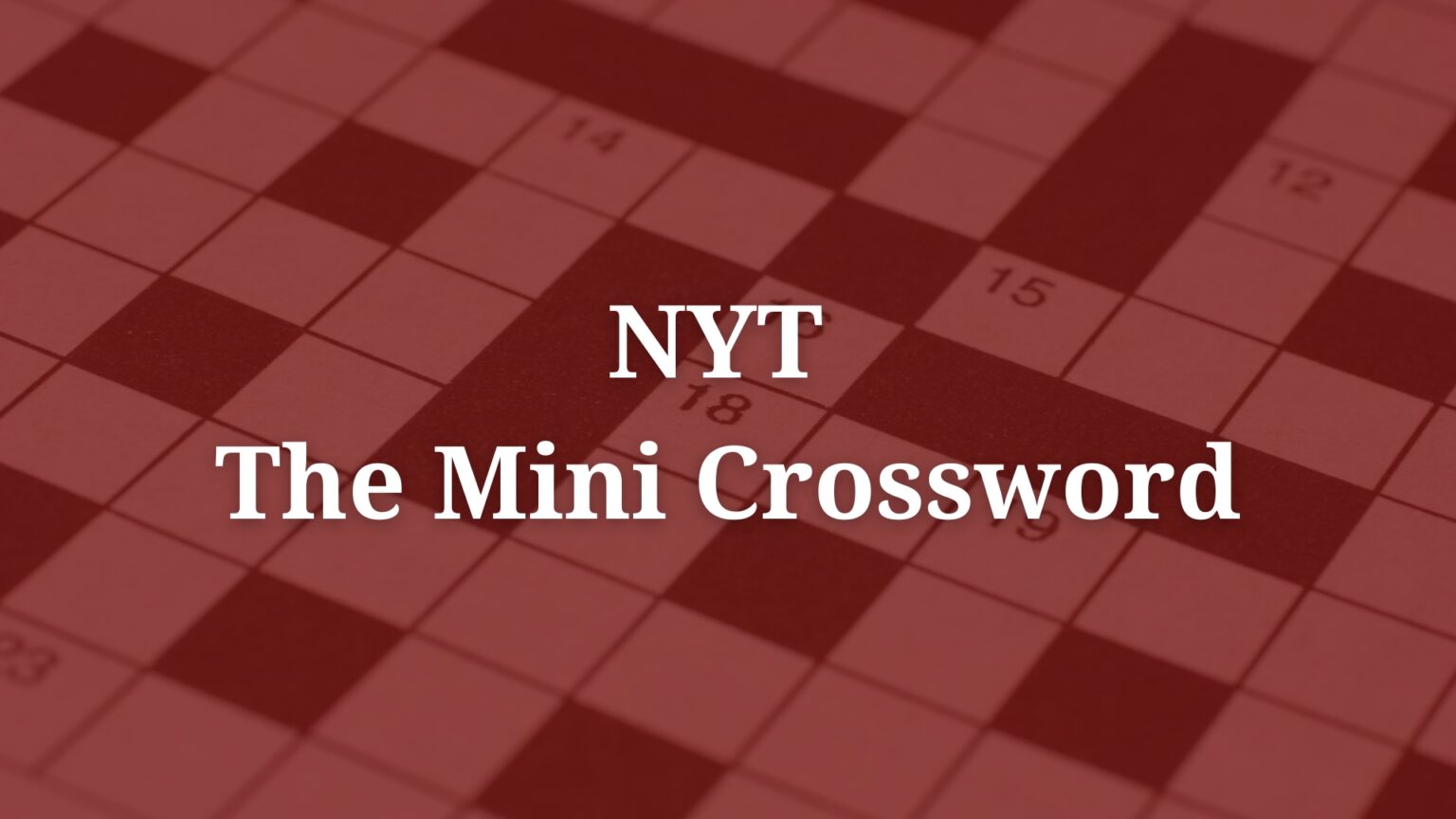 NYT Mini Crossword Hints, Clues, And Answers For Sunday, May 11 NYT Mini Crossword Hints, Clues, And Answers For Sunday, May 11