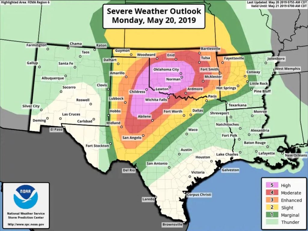 Overnight Storm Potential: Severe Weather Risk On Monday Overnight Storm Potential: Severe Weather Risk On Monday