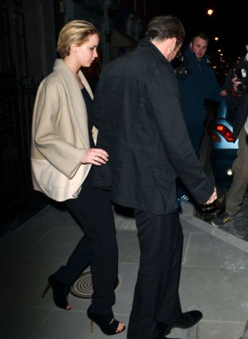 Paparazzi Photos: Jennifer Lawrence And Husband Out For A Walk Paparazzi Photos: Jennifer Lawrence And Husband Out For A Walk