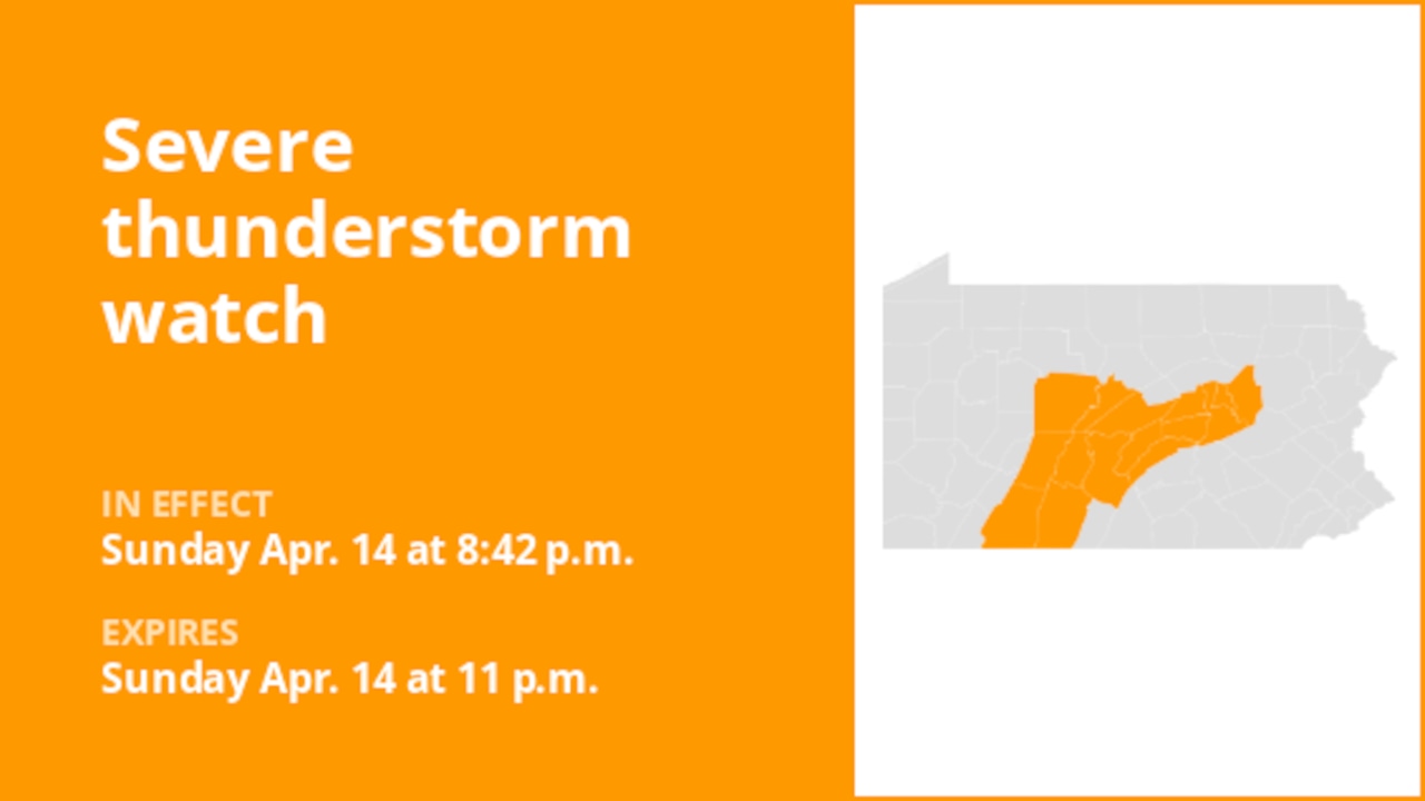 Pennsylvania Severe Thunderstorm Watch Pennsylvania Severe Thunderstorm Watch