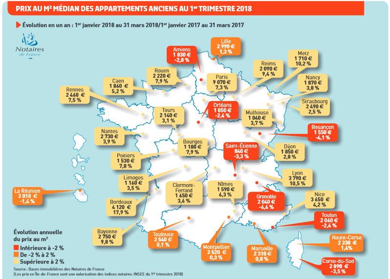 Prix Des Maisons En France: Carte Interactive Des Dernières Données Notaires Prix Des Maisons En France: Carte Interactive Des Dernières Données Notaires