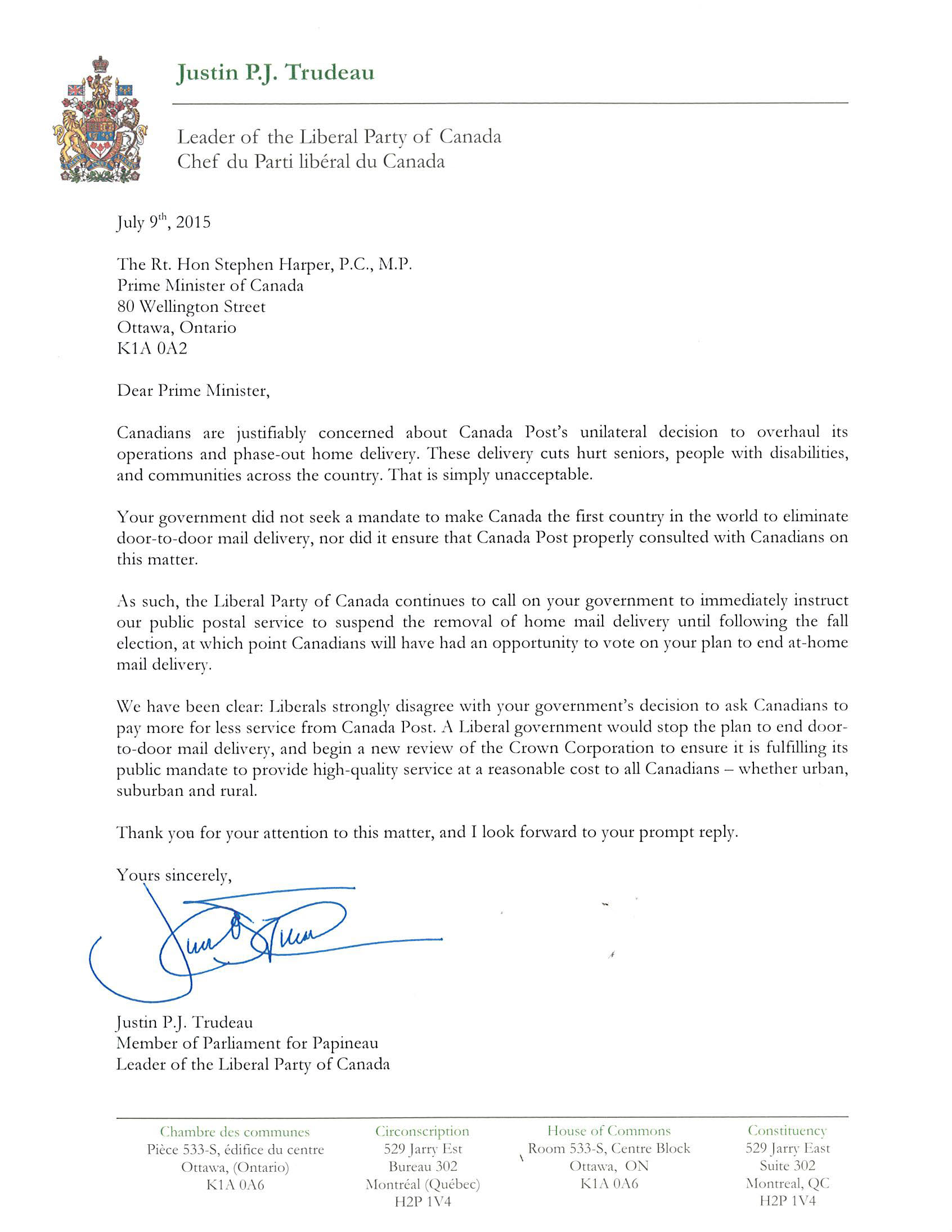 Report Recommends Ending Daily Canada Post Home Mail Delivery Report Recommends Ending Daily Canada Post Home Mail Delivery