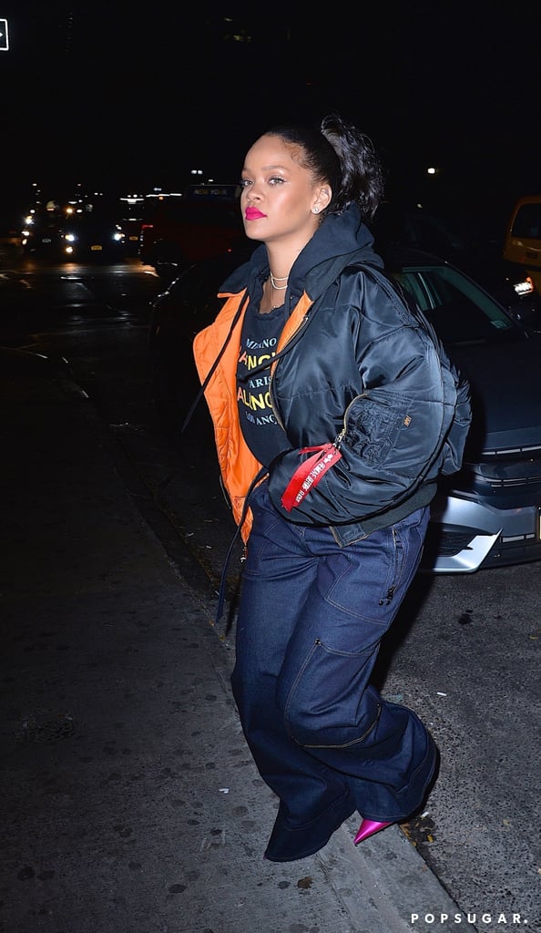 Rihanna Debuts Giant Engagement Ring, Rocks Cherry Red Heels Rihanna Debuts Giant Engagement Ring, Rocks Cherry Red Heels