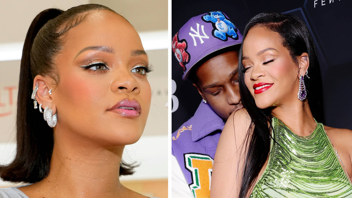 Rihanna's Show-Stopping Engagement Ring And Heel Combination Rihanna's Show-Stopping Engagement Ring And Heel Combination