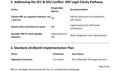 Ripple, XRP, And The SEC:  Commodity Classification And Settlement Negotiations