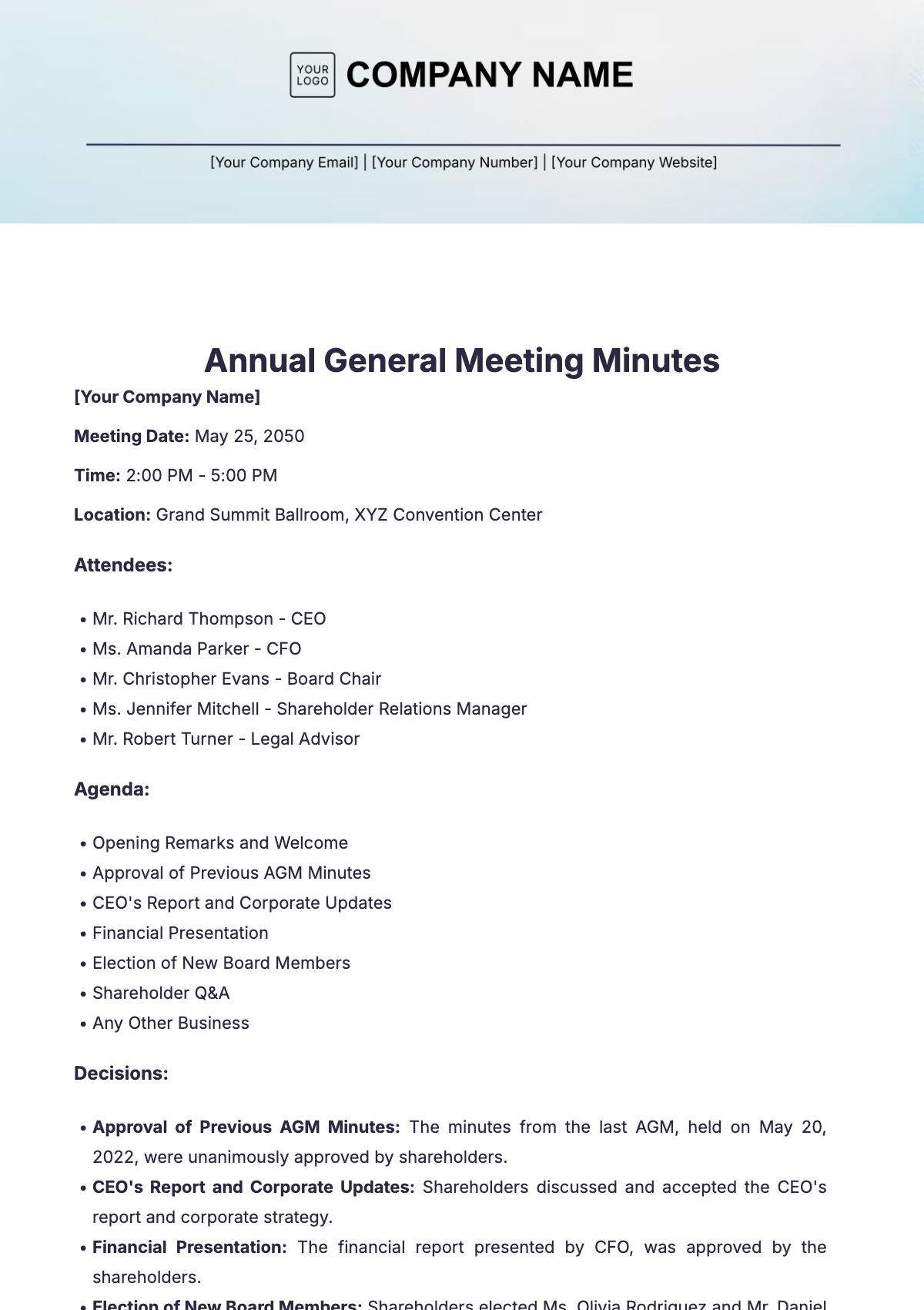 Royal Philips: 2025 Annual General Meeting Of Shareholders - Key Updates Royal Philips: 2025 Annual General Meeting Of Shareholders - Key Updates