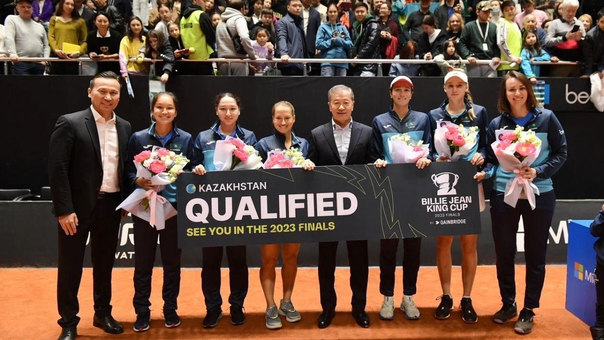 Rybakina's Triumph: Kazakhstan Secures Billie Jean King Cup Final Spot Rybakina's Triumph: Kazakhstan Secures Billie Jean King Cup Final Spot