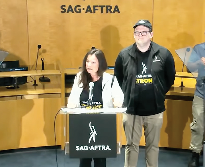 SAG-AFTRA Joins WGA: Complete Hollywood Production Shutdown SAG-AFTRA Joins WGA: Complete Hollywood Production Shutdown