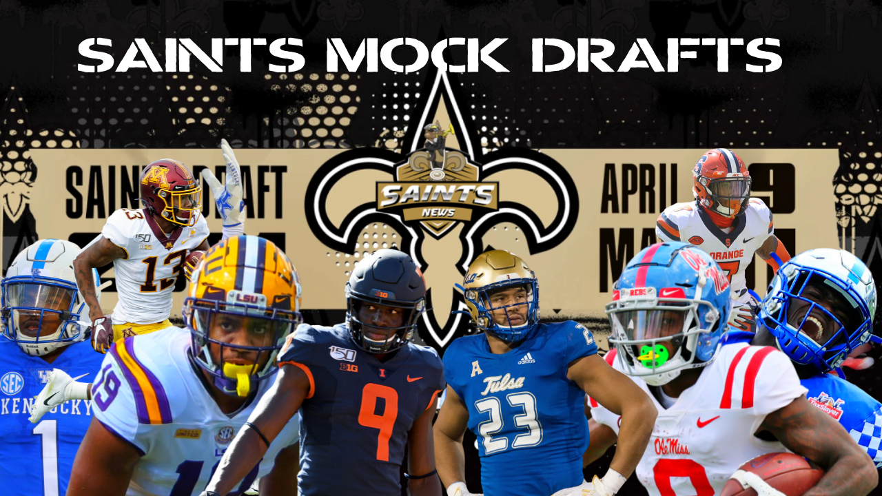 Saints Mock Draft:  Finding Kamara's Successor In The Top 10 Picks