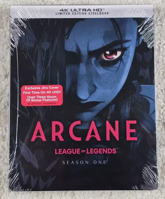 Save Big: Arcane League Of Legends 4K Blu-ray Steelbook - 50% Off Amazon Sale Save Big: Arcane League Of Legends 4K Blu-ray Steelbook - 50% Off Amazon Sale