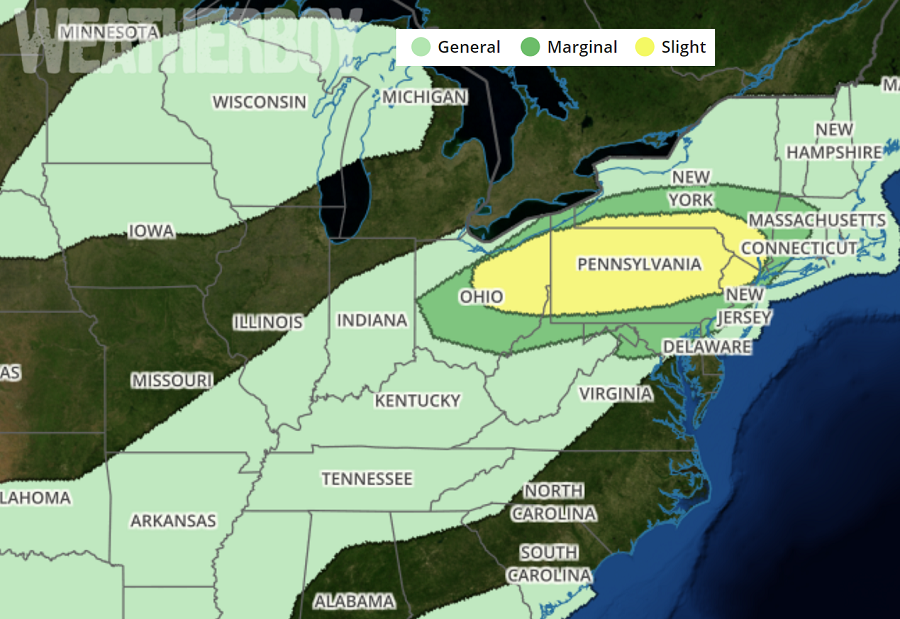 Severe Weather Outlook: Storm Chance Overnight, High Risk Monday Severe Weather Outlook: Storm Chance Overnight, High Risk Monday
