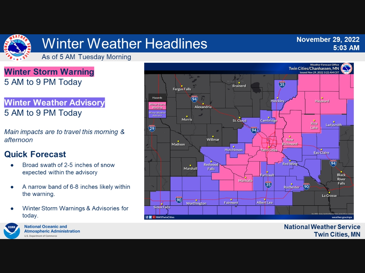 Severe Winter Weather Alert: Four+ Inches Of Snow And Bitter Cold On Tuesday Severe Winter Weather Alert: Four+ Inches Of Snow And Bitter Cold On Tuesday