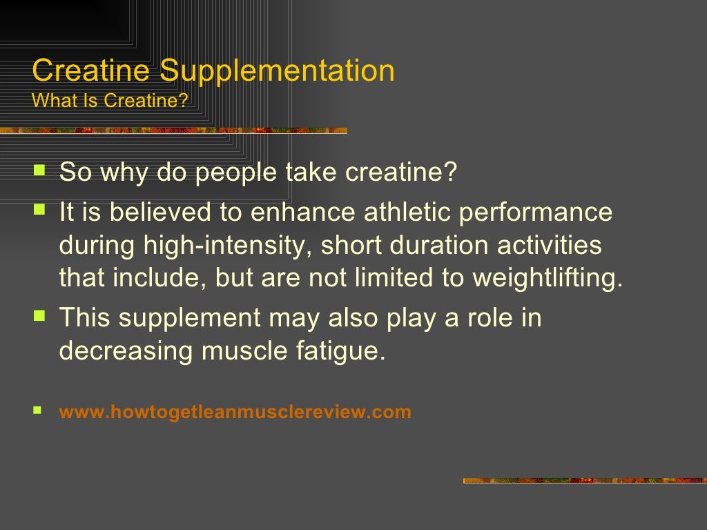 Should You Take Creatine? A Guide To Creatine Supplementation Should You Take Creatine? A Guide To Creatine Supplementation