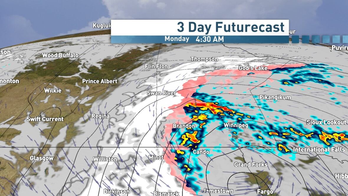 Snowfall Warning Issued For Parts Of Western Manitoba Snowfall Warning Issued For Parts Of Western Manitoba