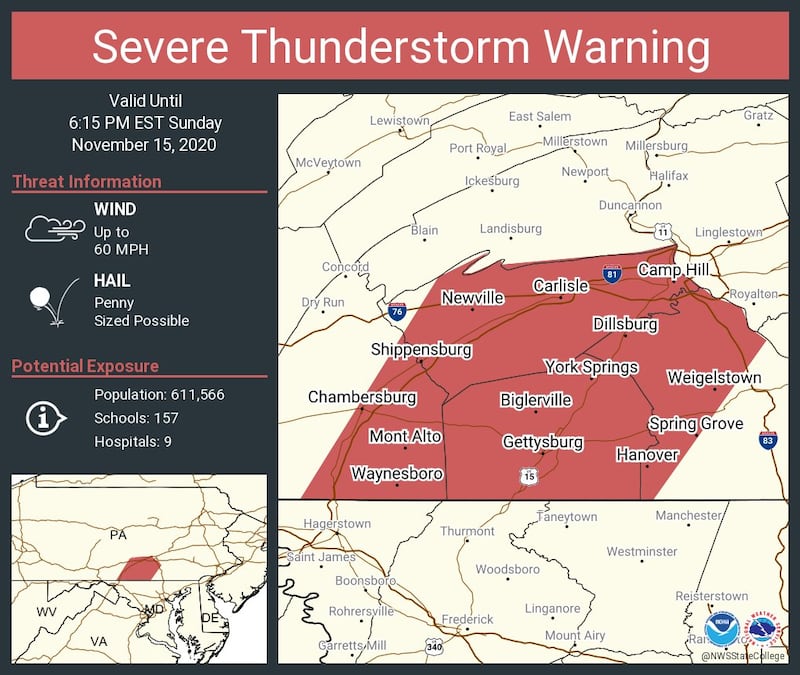 South-Central PA Under Severe Thunderstorm Watch South-Central PA Under Severe Thunderstorm Watch