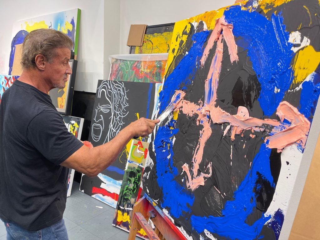 Sylvester Stallone A Visité Mon Atelier : Exposition De L'artiste Mondialement Connue Sylvester Stallone A Visité Mon Atelier : Exposition De L'artiste Mondialement Connue