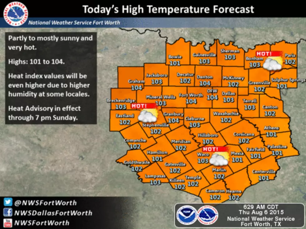 Texas Heat Advisory: Prepare For 111-Degree Temperatures Texas Heat Advisory: Prepare For 111-Degree Temperatures