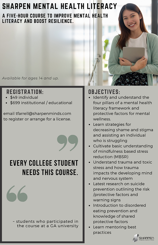 The Importance Of Mental Health Literacy Education In Schools And Communities The Importance Of Mental Health Literacy Education In Schools And Communities