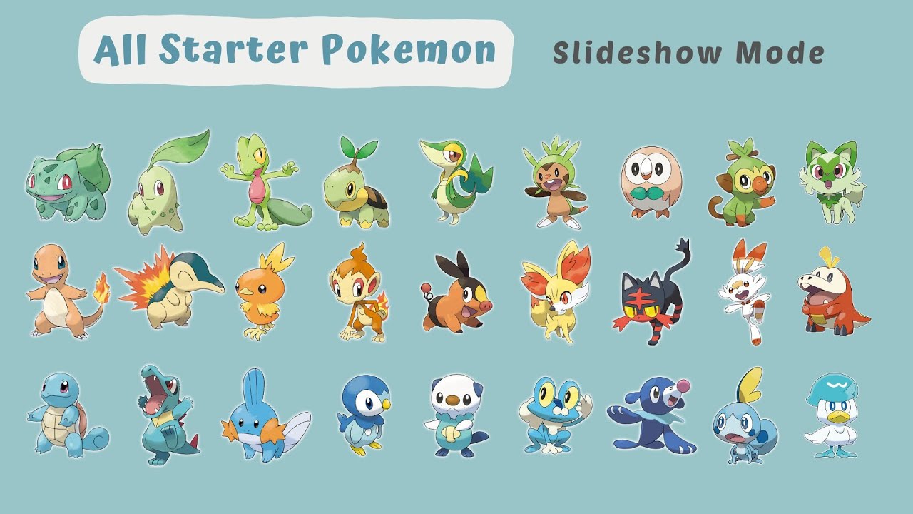 The Top Starter Pokémon From Each Generation: Ranked And Reviewed The Top Starter Pokémon From Each Generation: Ranked And Reviewed