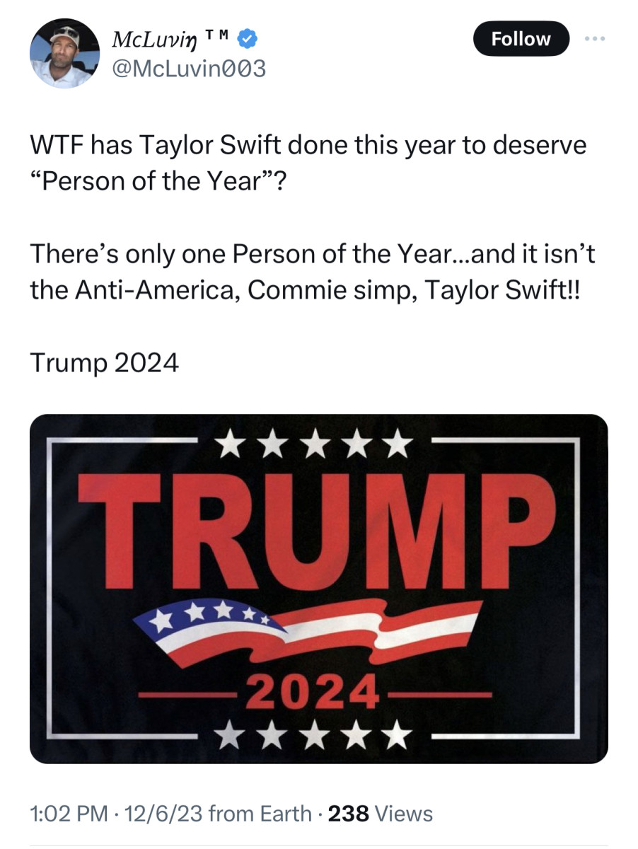 Trump Declares Taylor Swift Trump Declares Taylor Swift