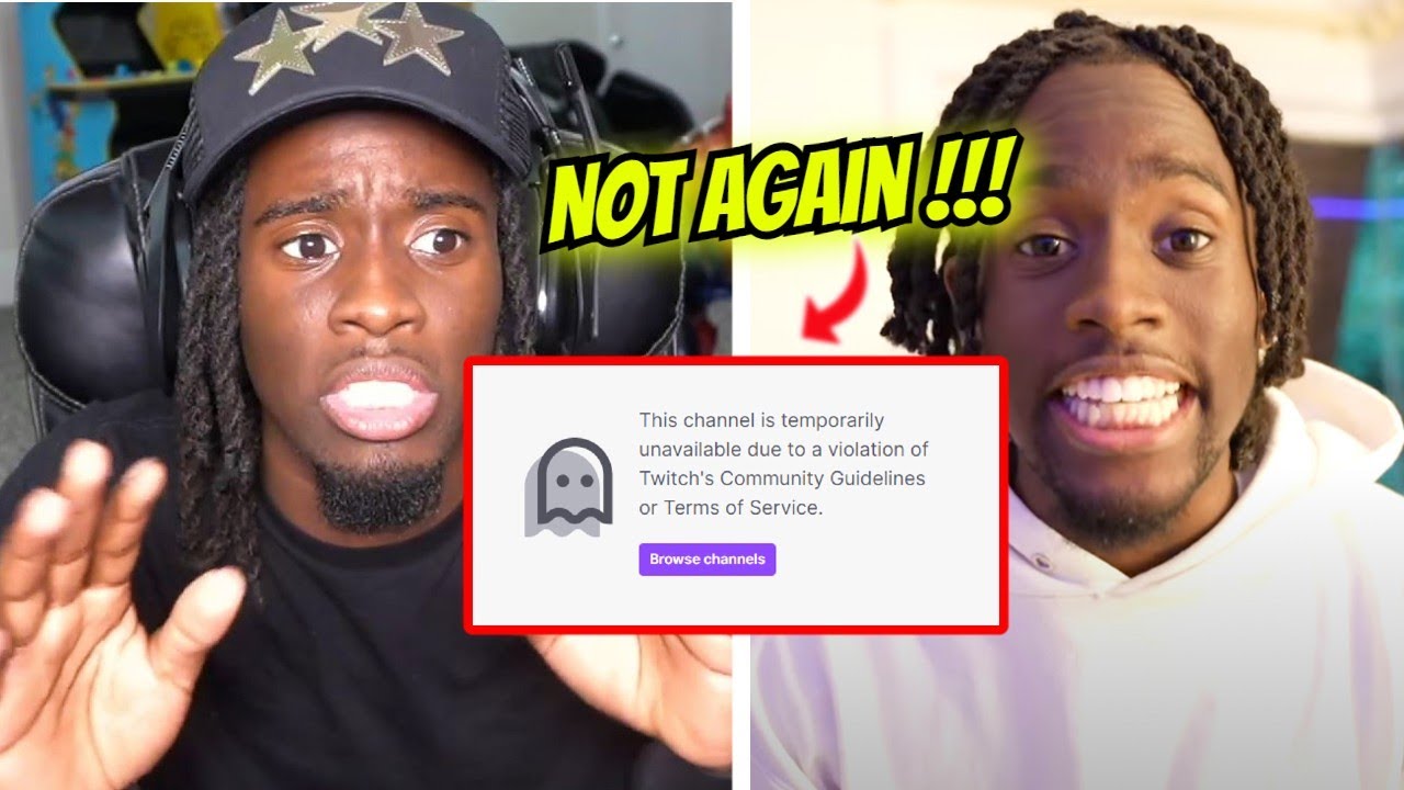 Twitch Ban For Kai Cenat After Account Hack Twitch Ban For Kai Cenat After Account Hack