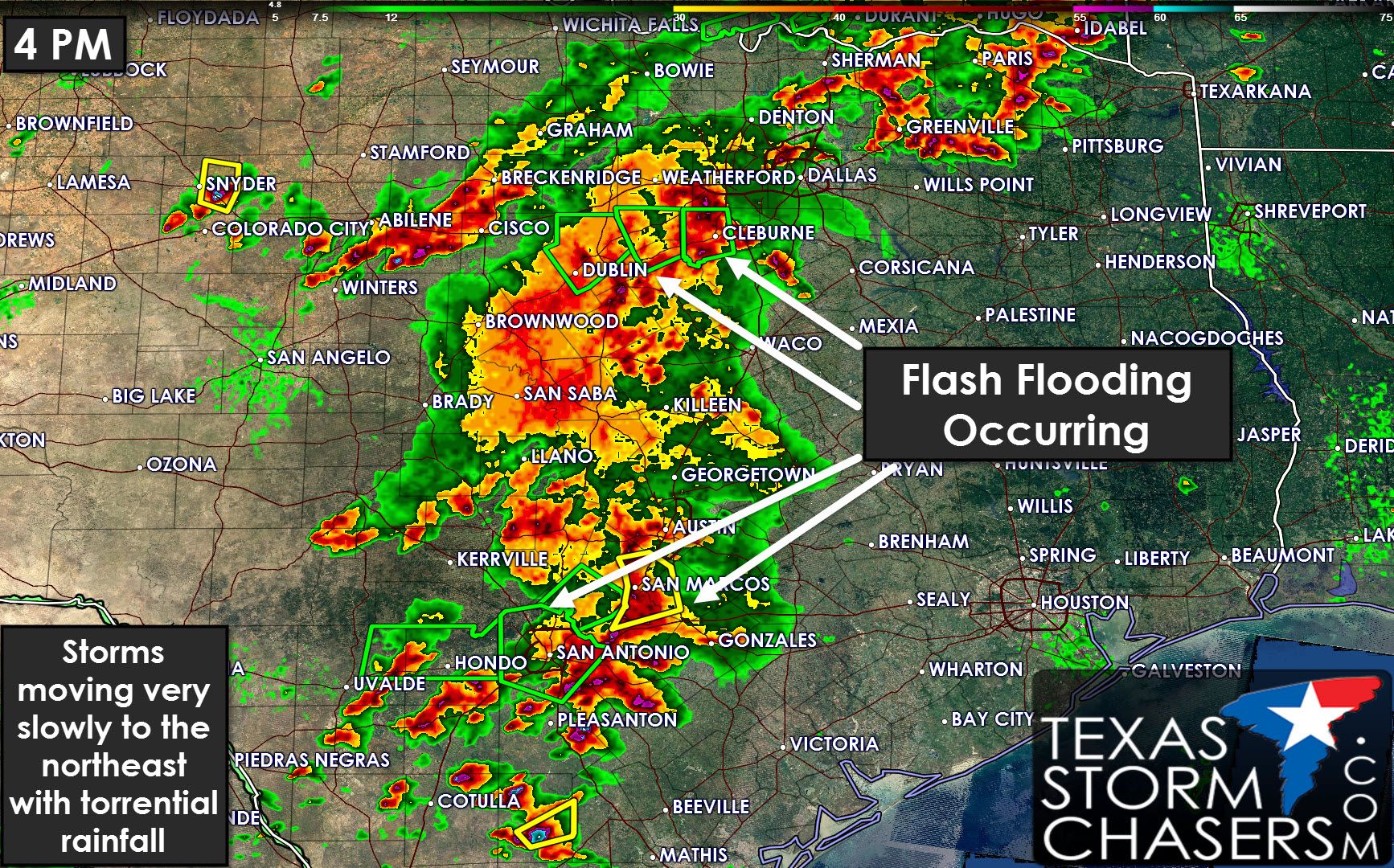 Urgent Flash Flood Warning Issued For Parts Of North-Central Texas Urgent Flash Flood Warning Issued For Parts Of North-Central Texas