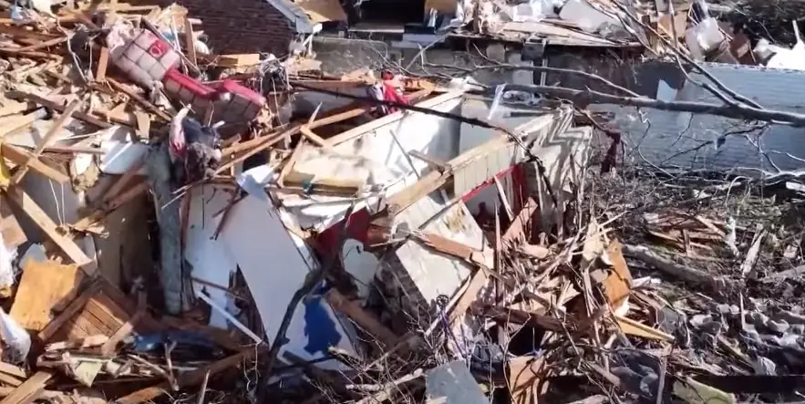 US Tornado Outbreak: 25 Dead, Extensive Damage Across Two States US Tornado Outbreak: 25 Dead, Extensive Damage Across Two States