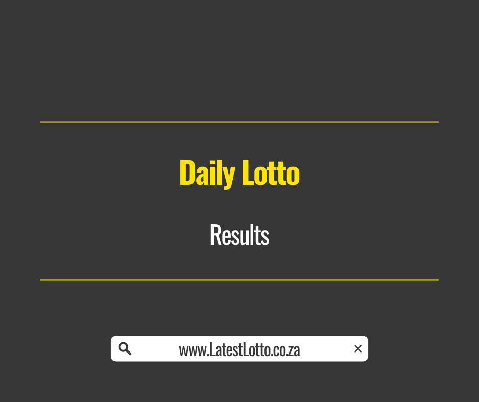 View The Daily Lotto Results - Thursday, April 17, 2025 View The Daily Lotto Results - Thursday, April 17, 2025