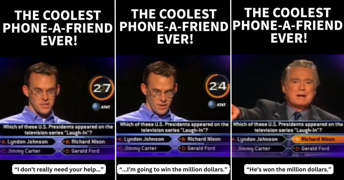Who Wants To Be A Millionaire? Easy Question, Three Lifelines Used! Can You Solve It? Who Wants To Be A Millionaire? Easy Question, Three Lifelines Used! Can You Solve It?