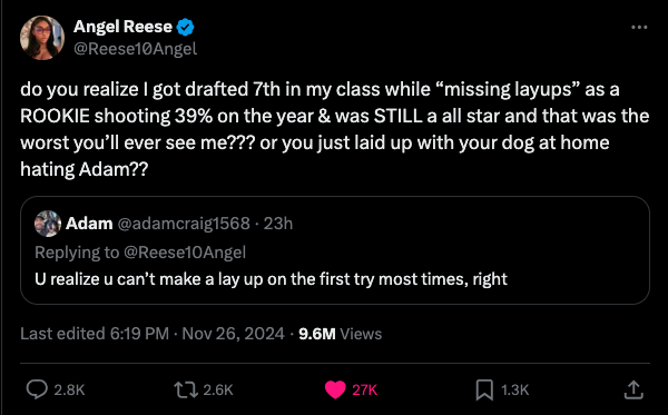 WNBA Star Accuses Angel Reese Of Tampering WNBA Star Accuses Angel Reese Of Tampering